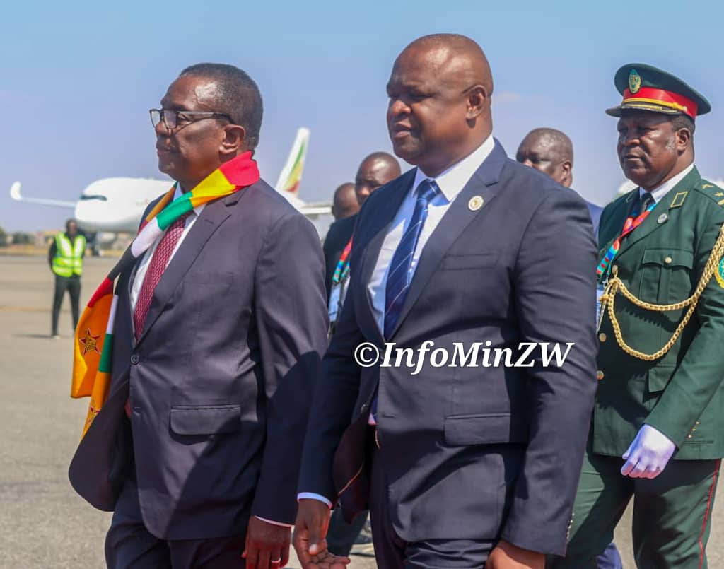 President Mnangagwa in Angola